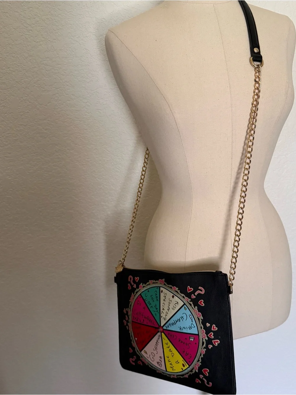 Betsey Johnson Faux Leather Crossbody Bag